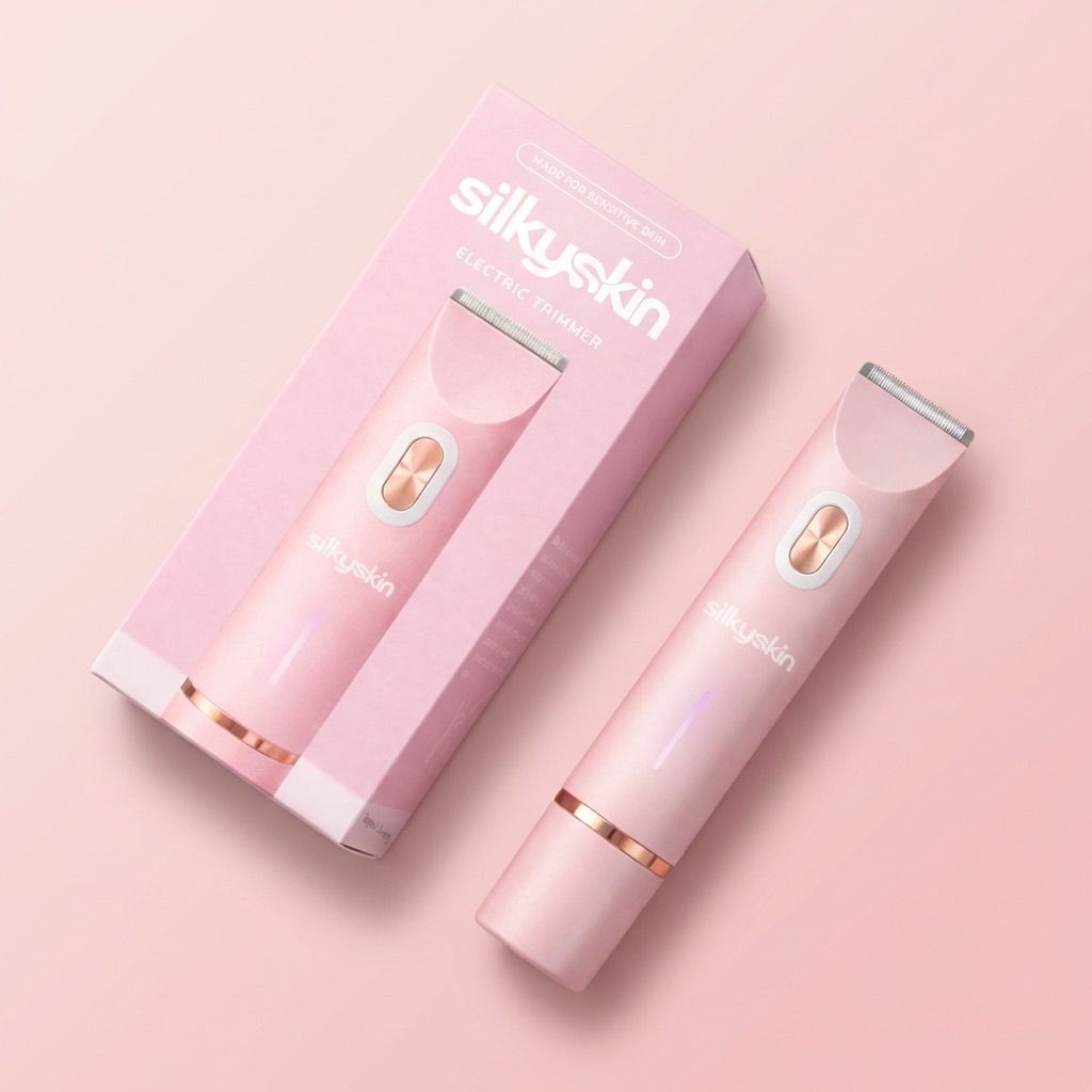 Silkyskin electric trimmer with packaging